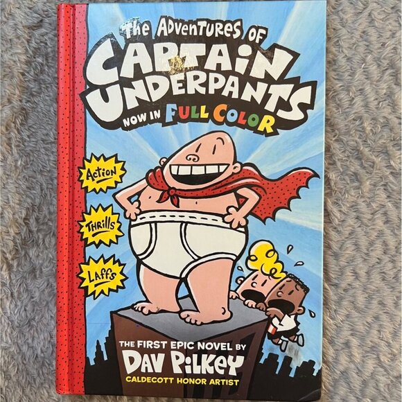 The Captain Underpants Collection In Full Color Book Set By Dav Pilkey - Picture 1 of 6